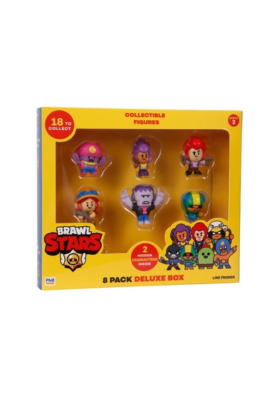 Brawl Stars 8'li Delüks Figür Seti, Koleksiyon Oyuncakları, 4-5 Cm, 4+ Yaş Pmı/brw2070-04