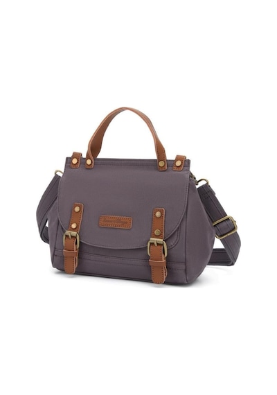 Smart Bags Kanvas Kadın El Çantası Smk Kn-1327 Koyu Kahverengi