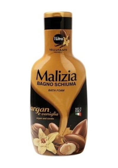 Malizia Duş Jeli Argan Ve Vanilya 1000 Ml Açık Mavi