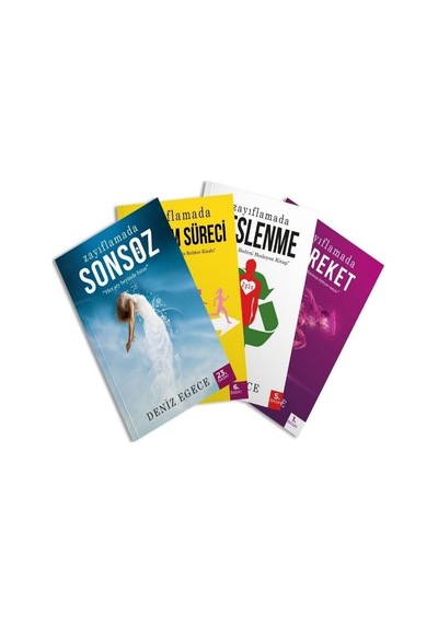 Deniz Egece Zayıflama ve Sağlık Seti - 4 Kitap Takım - Deniz Egece - Egece Yayınları