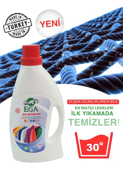 Renkli Sıvı Yıkama Deterjanı 4x 1100 Ml 4 L