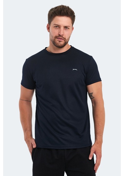 Slazenger OMAR KTN Erkek  Siyah Tişört