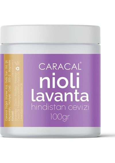 Caracal Nioli Lavanta Hindistan Cevizi Yağı Sürülebilir Yağ Karışımı 100 ML