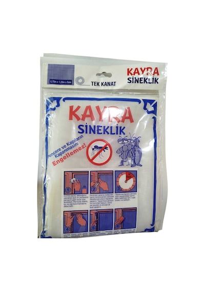 75 X 125 Cm Yapışkanlı Sineklik Tek Kanat Yapıştırma Bantlı Kapı Pencerelerin Kapanması Engellemez P