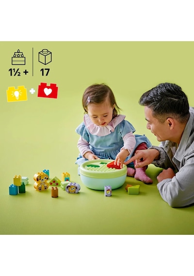 LEGO® DUPLO® İlk Şekil Ayırıcı: Köpek Evi 10441 - 1,5 Yaş ve Üzeri Çocuklar için Eğitici Oyuncak Yapım Seti (17 Parça)