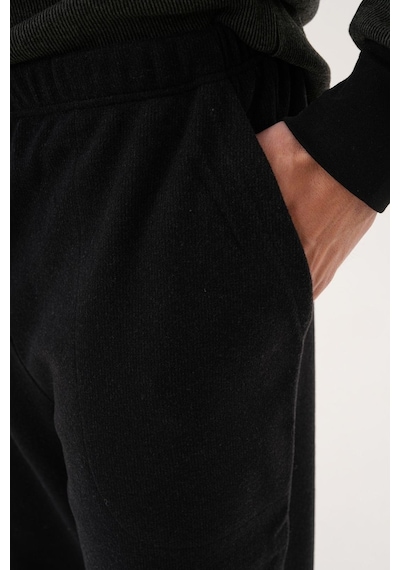 Mecit Pijama Mecit 2999 Yeşil-siyah Selanik Kumaş Kışlık Erkek Pijama Takımı Siyah