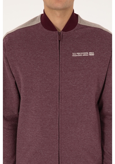 U.s. Polo Assn. Erkek Plum Hırka Örme 50315820-vr177 New Plum