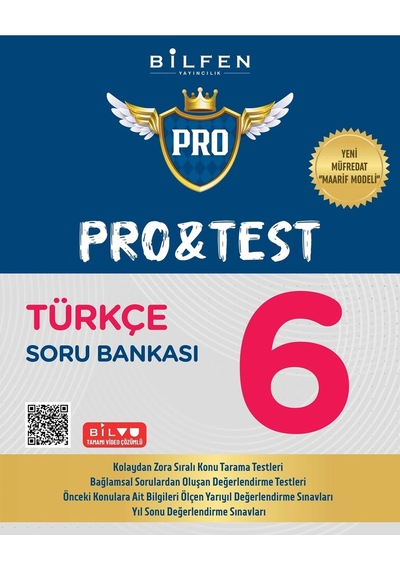 6.sınıf Pro&test Türkçe Soru Bankası 2025 Yeni Ürün Maarif Model Bilfen Yayıncılık