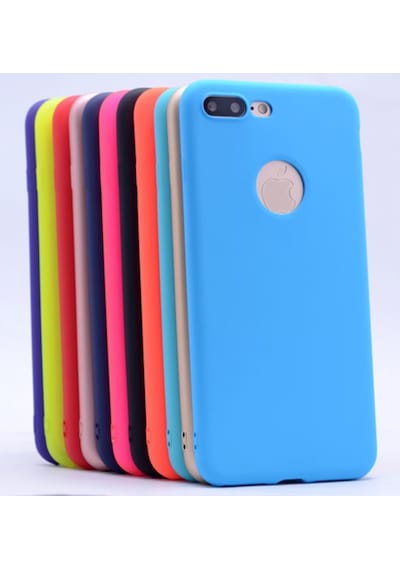 Apple Uyumlu iPhone 7 Plus Kilif Mat Estetik Silikon Rose Gold 251608825