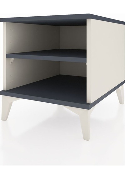 Kronos Komodin Tek Raflı 44x59x48 Aytaşı-antrasit Aytaşı