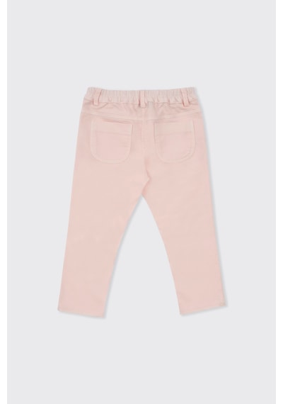 Kız Bebek Düğmeli Pembe Pantolon 479637
