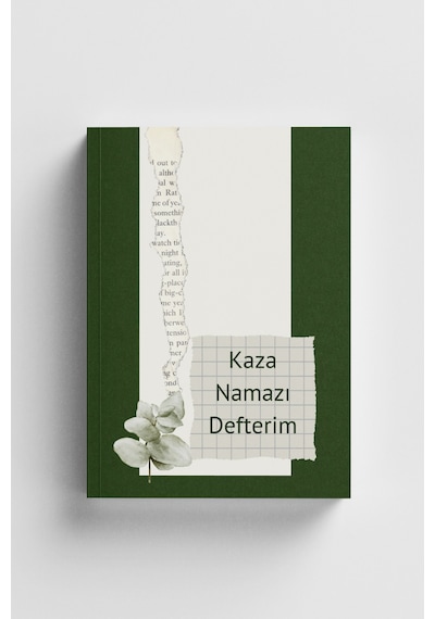 5 Yıllık Kaza Namazı Defterim - Yeşil Çok Renkli