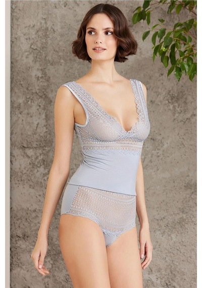 Pierre Cardin 335 Kadın Atlet Külot Takım-mist Mist