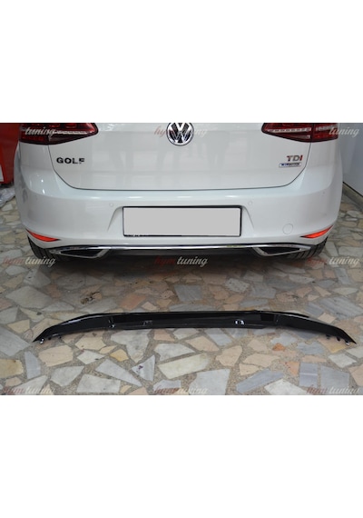 Golf 7 Difüzör. 7.5 Görünüm. Krom Egzozlu Difüzör. Parlak Siyah