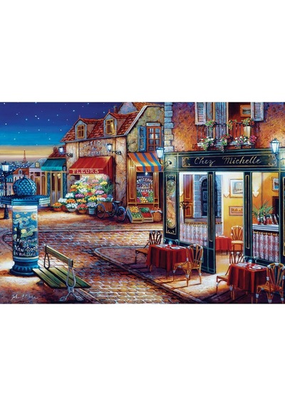 Cafe Chez Michelle 500 Parça Puzzle