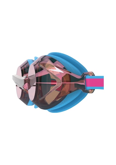 Speedo Vanquisher 3.0 Mirror Yüzme Gözlüğü Gençler İçin Üniseks, Picton Blue/vermillion/gold Mirror, Tek Beden Açık Gri