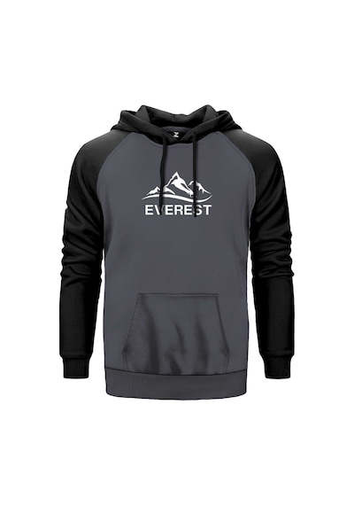 Everest Classic Gri Renk Reglan Kol Sweatshirt Gri