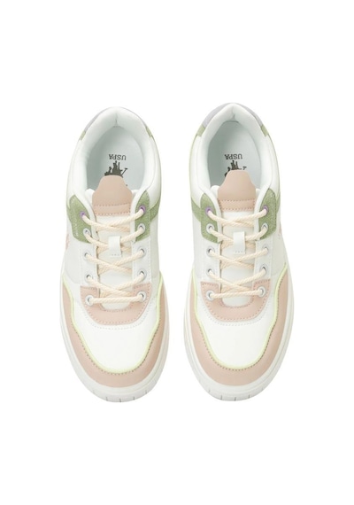 U.s. Polo Assn. Candy 5fx 101946942 Kadın Sneaker Ayakkabı Bej Beyaz Yeşil 36-40 Bej