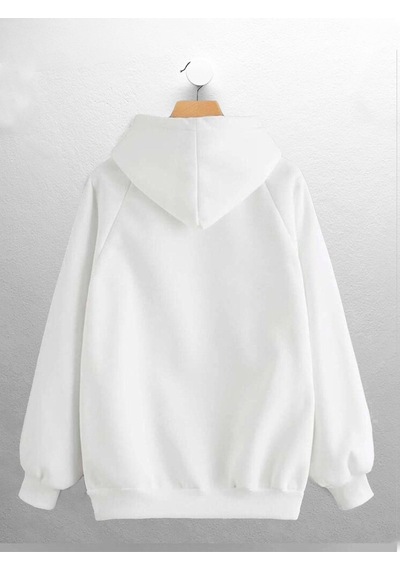 Macklin Unisex Kadın Erkek The Eyes Chico Baskılı Sweatshirt Beyaz Mck1907 Beyaz