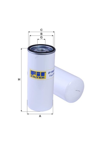 FİL ZP3060FMB YAKIT FİLTRESİ CARGO YM MOTOR 1838 3232 3230