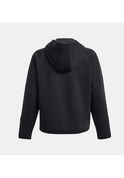 Under Armour Unstoppable Fleece Fz Kadın Fermuarlı Sweatshirt 1379842-001 Siyah