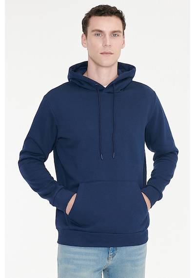 Ac&Co / Altınyıldız Classics Standart Fit Normal Kesim Kapüşonlu Kanguru Cepli Pamuklu Erkek Sweatshirt - Lacivert Ac&Co / Altınyıldız Classics Standart Fit Normal Kesim Kapüşonlu Kanguru Cepli Pamuklu Erkek Sweatshirt - Lacivert