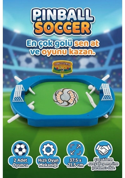 1. Mini Futbol Oyun Seti - 12 Figürlü Masaüstü Futbol Oyunu Eğitici Ve Eğlenceli Futbol Oyun Seti