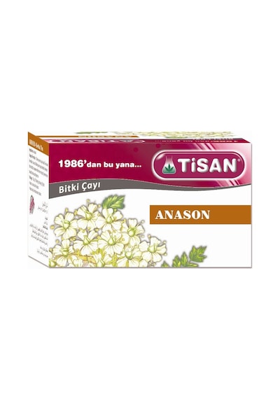 Tisan Anason Bitki Süzen Poşet Çay 20'li