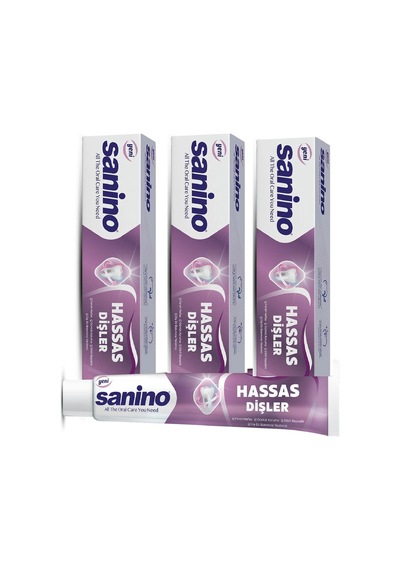 Sanino Hassas Dişler Diş Macunu 3 x 75 ML