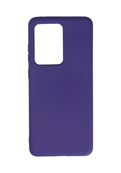Samsung Uyumlu Galaxy S20 Ultra Kılıf Nano İçi Kadife Silikon - Mor 0.2M-Çok Renkli