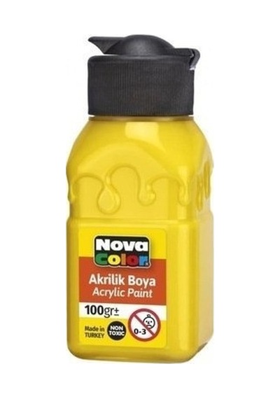 Nova Color Akrilik Boya 100 Ml Sarı Çok Renkli