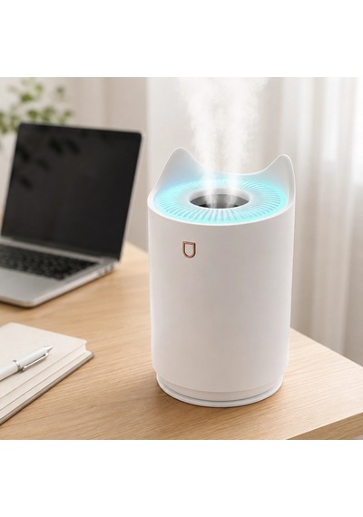 Aroma Difüzör Hava Nemlendirici Sessiz Çalışma Led Gece Lambası