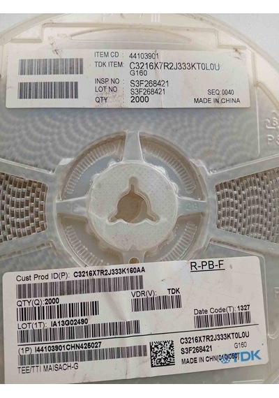 33nf 630v 1206 X7r %10 200 Adet