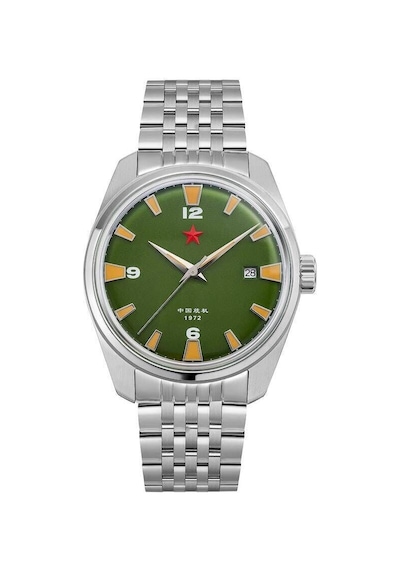Red Star 8827g-c Kurmalı Tonjı-8215 Mekanizmalı Erkek Kol Saati Gri