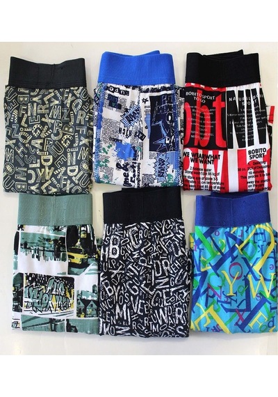 Berrak Erkek 5 Li Trend Desen Boxer 001