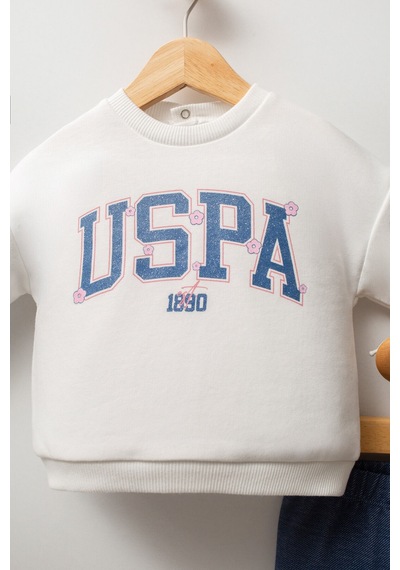 U.S. Polo Assn. Kız Bebek Beyaz Takım Usb2774-c-v1 Beyaz