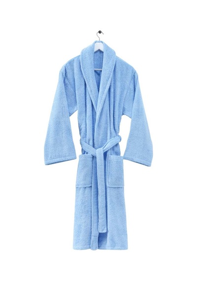 Menderes Home Cotton Collection Bukle Xlarge Bornoz Düz Mavi