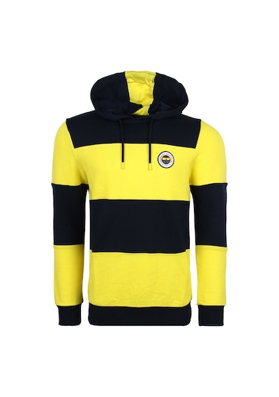 Fenerium Fenerbahçe Sarı Lacivert Kapüşonlu Sweat Kutulu 059 Sarı - Lacivert