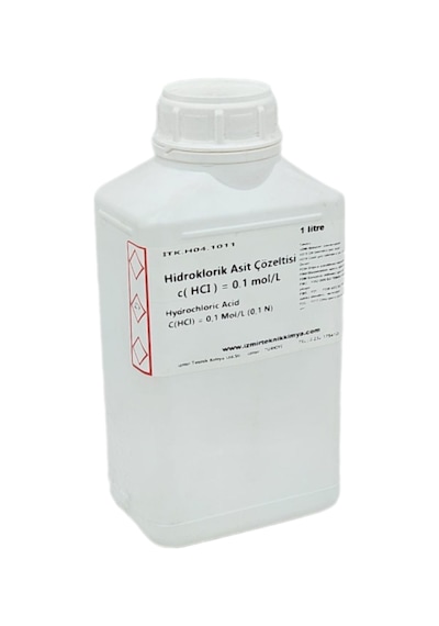Hidroklorik Asit Çözeltisi, 0.1N - 1 L