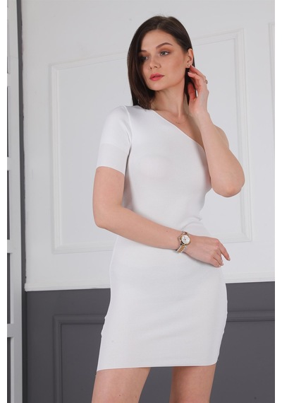 Z2015 Dewberry Bayan Elbise-beyaz Beyaz
