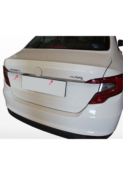 Fiat Egea Sedan Plakalık Üst Krom Bagaj Alt Çıtası