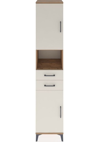 Hyperion Dolap 4 Raflı 2 Çekmeceli 2 Kapaklı 44x44x221 Çam-aytaşı Atlas Çam