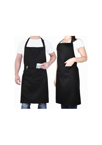 Bundera Apron Şef Aşçı Garson Önlüğü Boyundan Askılı Cepli Önlük (468974626)