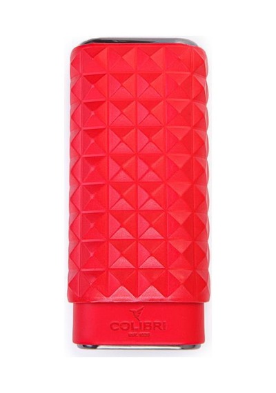 Colibri Quasar Kırmızı Üçlü Deri Puro Kılıfı 00000tr6810