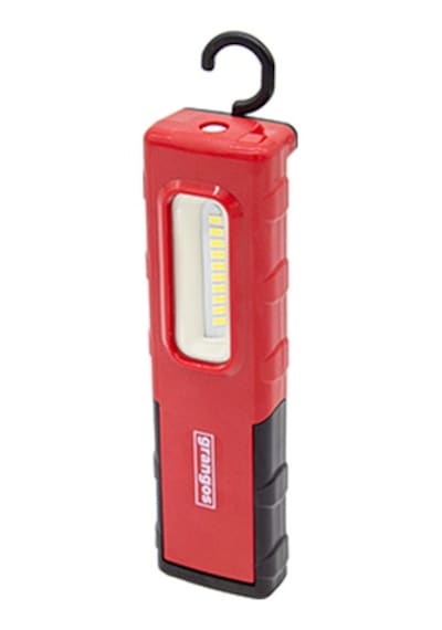 Grangos GRLF01 Şarjlı 400 Lümen Led Fener Kırmızı - Siyah