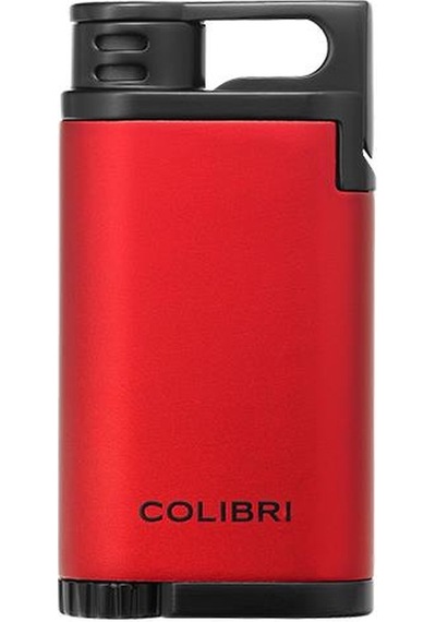 Colibri Belmont Tek Torch Pürmüz Kırmızı - Siyah Puro Çakmağı