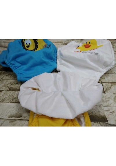 Poope's 3'lü Erkek Bebek Alıştırma Külodu Bebek Tuvalet Eğitimi