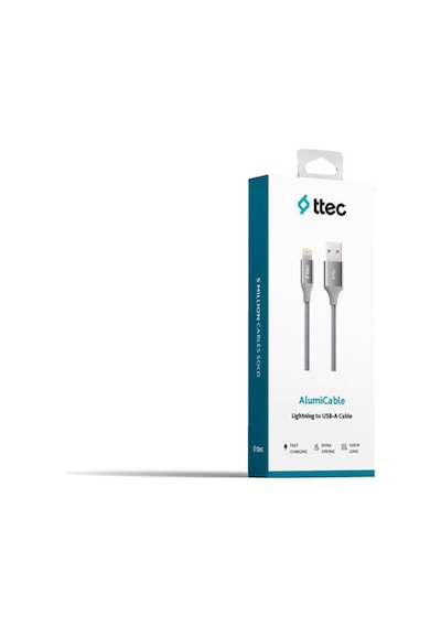 Uzay Gri Alumicable Iphone Lightning Uyumlu Şarj Ve Data Kablosu 2dk16