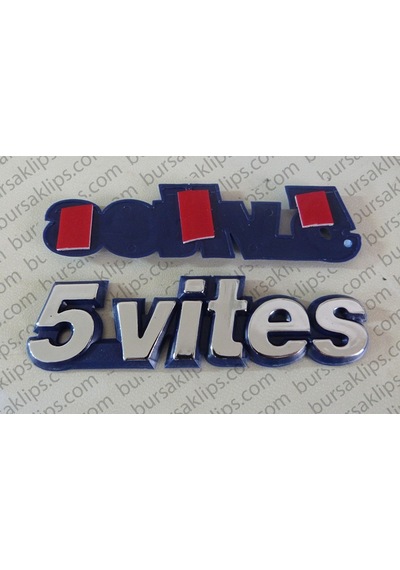 Tofaş Uyumlu 5 Vites Bagaj Yazı