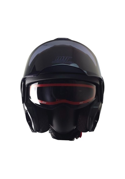 Motosiklet Kask Modüler 180 Derece Çene Açılır Abs Material Mat Siyah Motorcu Kaskı-